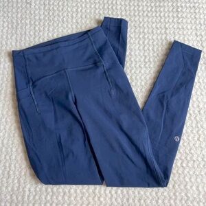 Lululemon High-Rise Navy Blue Leggings • Size 2